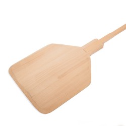 PALA PER PIZZA TONDA IN FAGGIO EVAPORATO COMPLETA DI MANICO CM 150